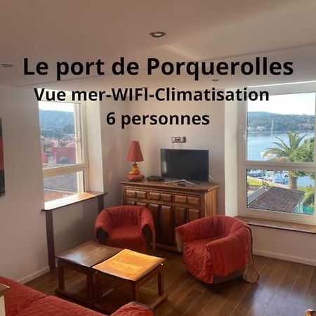 Ile De Porquerolles : T3 Climatise Vue Mer Экстерьер фото